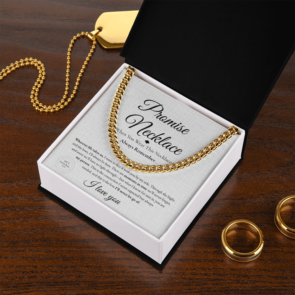 Promise Necklace – Meaningful Gift for Boyfriend or Girlfriend