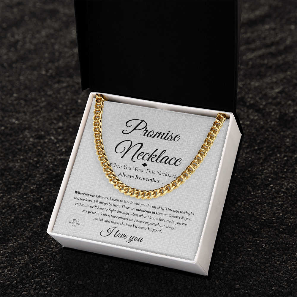 Promise Necklace – Meaningful Gift for Boyfriend or Girlfriend