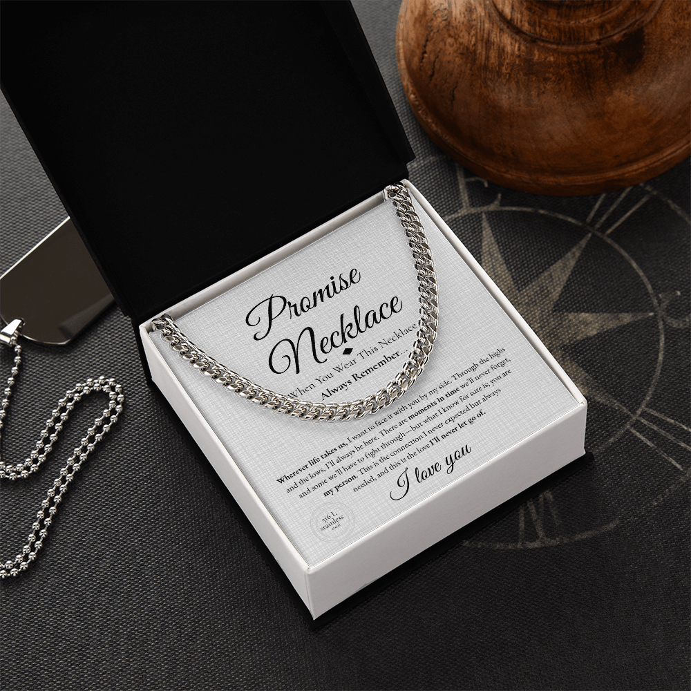 Promise Necklace – Meaningful Gift for Boyfriend or Girlfriend